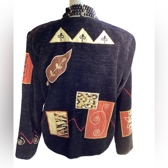 Vintage Multi Patch Jacket. B30 - Picture 4 of 12